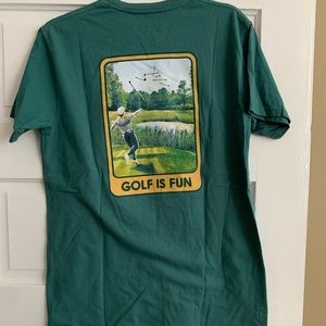 Green Rowdy gentlemen golf shirt
